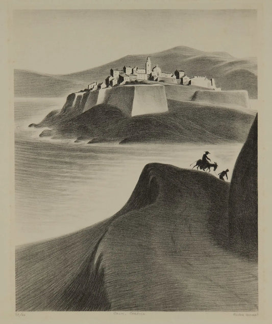 {{ product_title }} Fine Art Print | {{ product_vendor }} Jakero77 Ellison Hoover - Calvi Corsica (1935) - 17" x 22" Fine Art Print Art Print  Jakero77