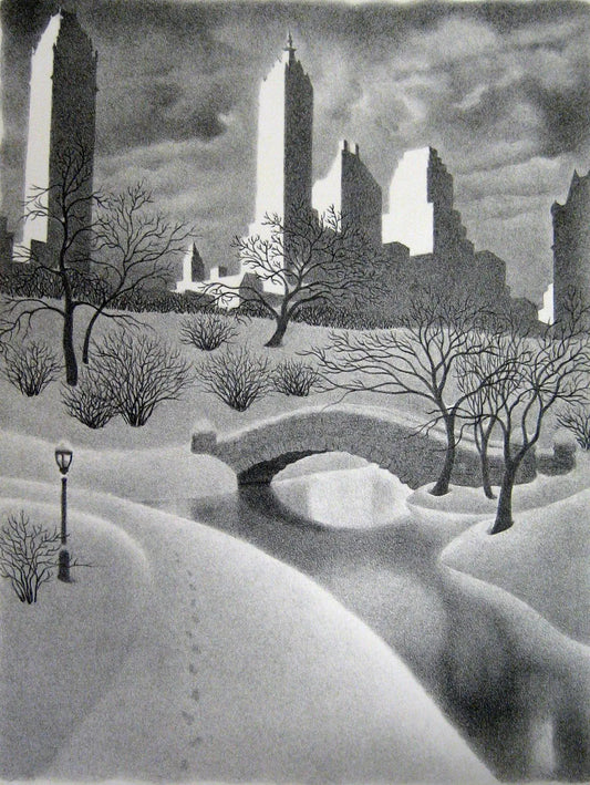 {{ product_title }} Fine Art Print | {{ product_vendor }} Jakero77 Ellison Hoover - Central Park New York City (1940) Fine Art Print Art Print  Jakero77