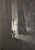 {{ product_title }} Fine Art Print | {{ product_vendor }} Jakero77 Ellison Hoover - Montmartre Paris Street Romance (1920) - 17"x22" Fine Art Print Art Print  Jakero77
