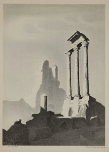 {{ product_title }} Fine Art Print | {{ product_vendor }} Jakero77 Ellison Hoover - Roman Forum (1944) - 17" x 22" Fine Art Print Art Print  Jakero77