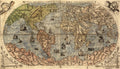 Terra World Exploration Map Poster 1565 Fine Art Print