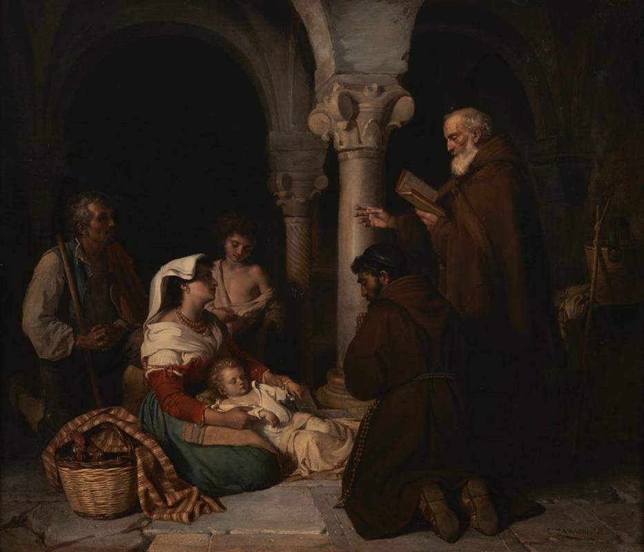 Eduardo Zamacois Extreme unction 1868 Fine Art Print