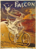 Falcon Franco-American Bicycle Co. Vintage Cycling Poster 1890 Fine Art Print