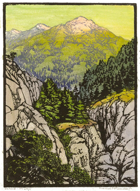 {{ product_title }} Fine Art Print | {{ product_vendor }} Jakero77 Frances Gearhart - Behold, The Day! (1930) - 17" x 22" Fine Art Print Art Print  Jakero77