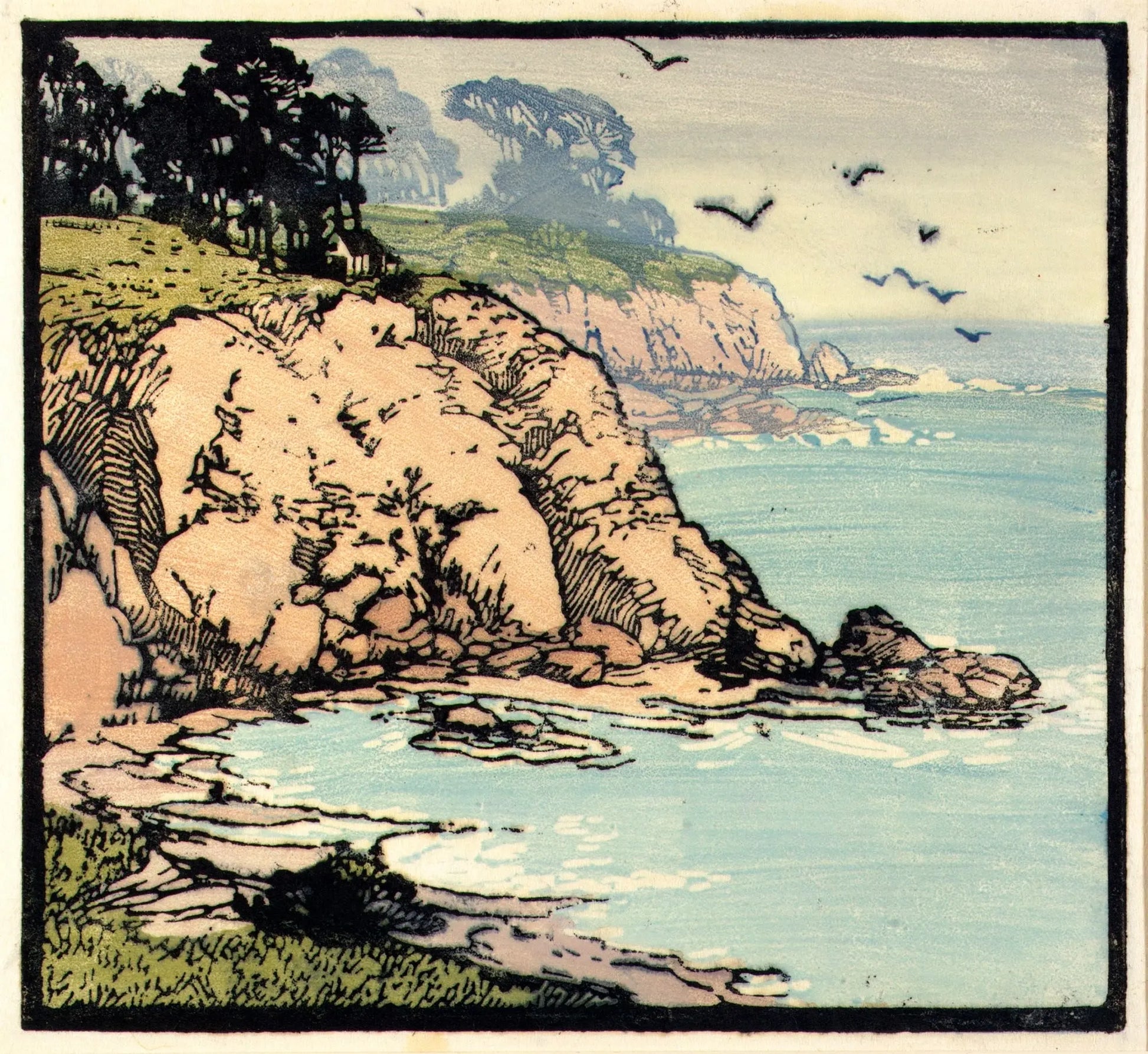 {{ product_title }} Fine Art Print | {{ product_vendor }} Jakero77 Frances Gearhart - Low Tide (1930) Fine Art Print Art Print  Jakero77