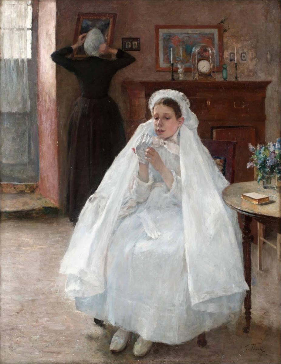 Georg Pauli French Confirmation 1886 Fine Art Print