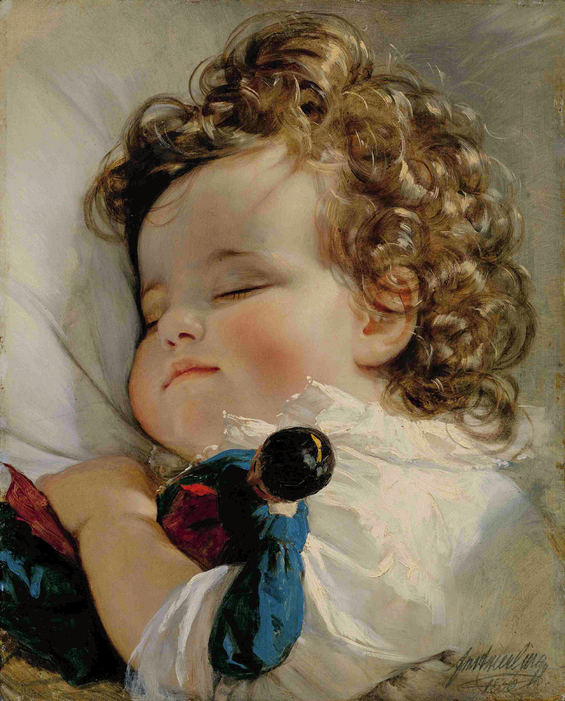 {{ product_title }} Fine Art Print | {{ product_vendor }} Jakero77 Friedrich von Amerling - Princess Maria Franziska von Liechtenstein (1836) Fine Art Print Art Print  Jakero77