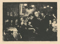 {{ product_title }} Fine Art Print | {{ product_vendor }} Jakero77 George Bellows - Artist's Evening (1916) Signed - 17" x 22" Fine Art Print Art Print  Jakero77