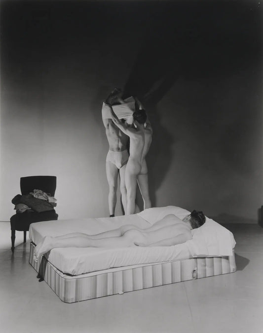 {{ product_title }} Fine Art Print | {{ product_vendor }} Jakero77 George Platt Lynes - 3 Nude Males Butt (1942) Gay Models Fine Art Print Art Print  Jakero77