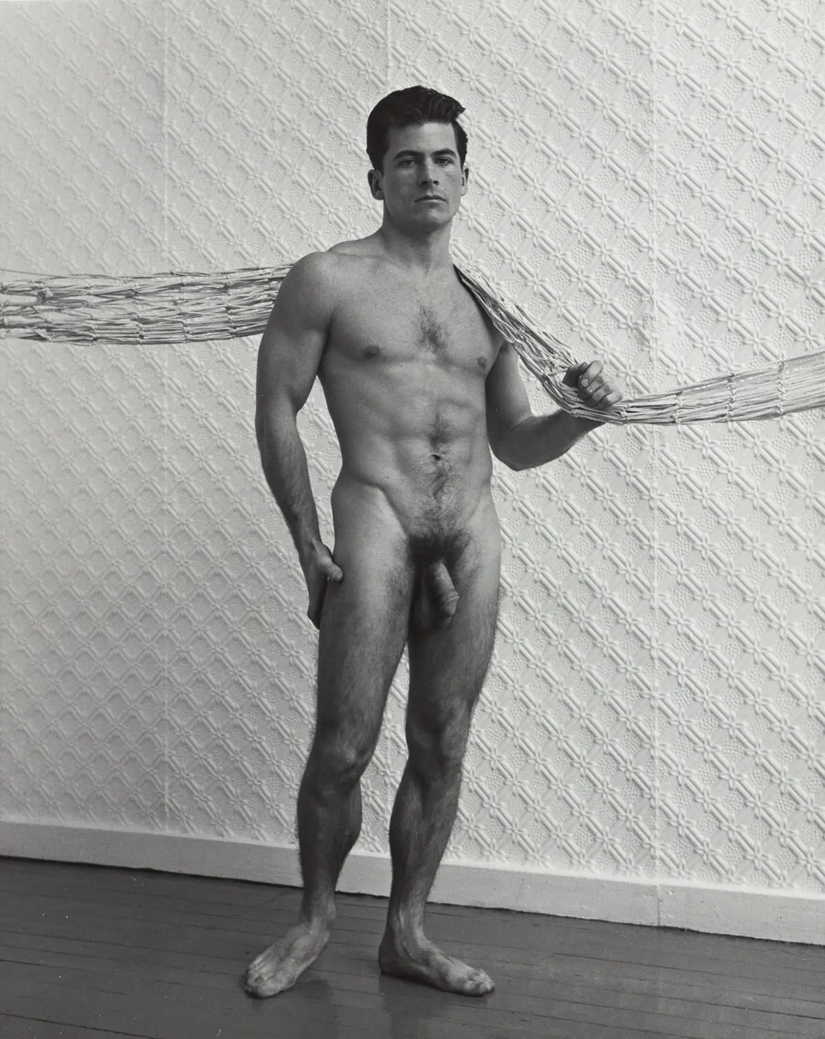 {{ product_title }} Fine Art Print | {{ product_vendor }} Jakero77 George Platt Lynes - Alexander Jensen Yow Nude Standing (circa 1950) Gay Interest Fine Art Print Art Print  Jakero77