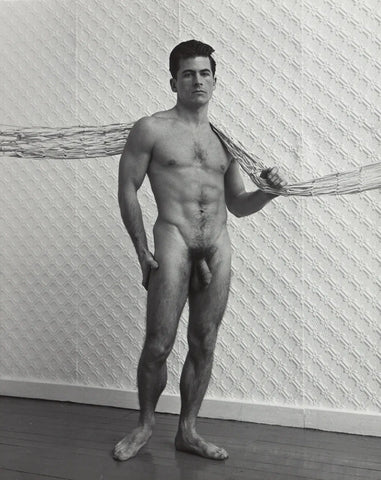 {{ product_title }} Fine Art Print | {{ product_vendor }} Jakero77 George Platt Lynes - Alexander Jensen Yow Nude Standing (circa 1950) Gay Interest Fine Art Print Art Print  Jakero77