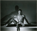 {{ product_title }} Fine Art Print | {{ product_vendor }} Jakero77 George Platt Lynes - Black Man in Towel (1943) Gay Model Fine Art Print Art Print  Jakero77
