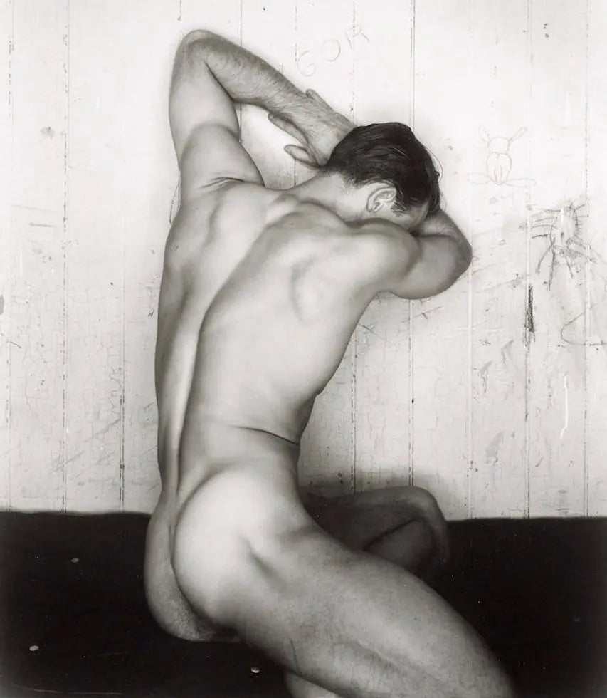 {{ product_title }} Fine Art Print | {{ product_vendor }} Jakero77 George Platt Lynes - George Hansen Nude Butt (1954) Gay Interest Fine Art Print Art Print  Jakero77