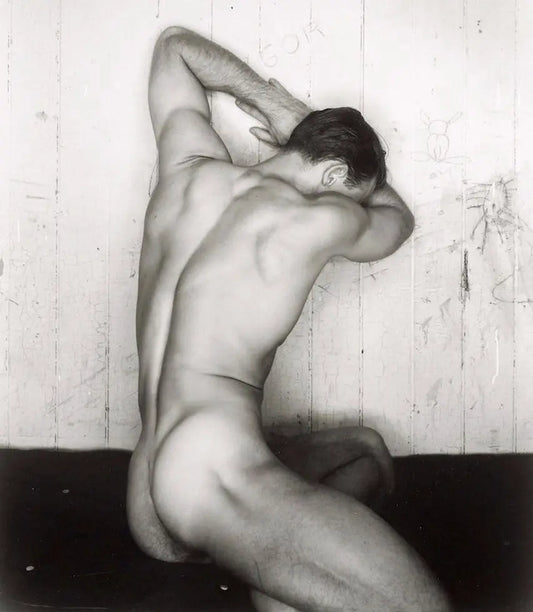 {{ product_title }} Fine Art Print | {{ product_vendor }} Jakero77 George Platt Lynes - George Hansen Nude Butt (1954) Gay Interest Fine Art Print Art Print  Jakero77