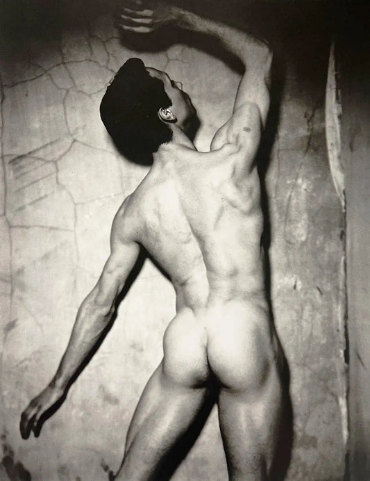 {{ product_title }} Fine Art Print | {{ product_vendor }} Jakero77 George Platt Lynes - Nude Male Butt Gay Model (1950) Fine Art Print Art Print  Jakero77