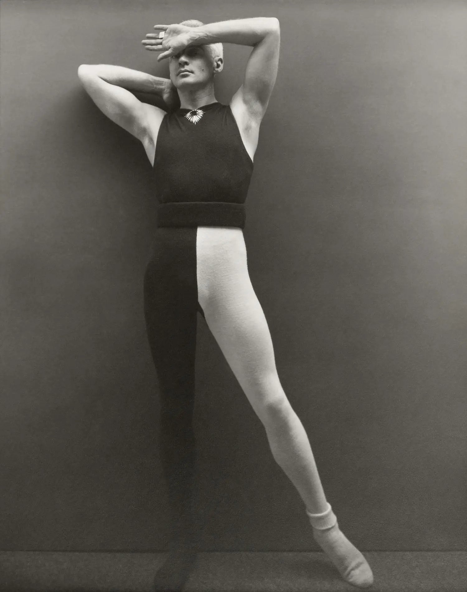 {{ product_title }} Fine Art Print | {{ product_vendor }} Jakero77 George Platt Lynes - Self Portrait in Tights (1945) Fine Art Print Art Print  Jakero77