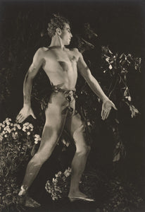 {{ product_title }} Fine Art Print | {{ product_vendor }} Jakero77 George Platt Lynes - Serge Lifar in Faun Ballet (1933) Fine Art Print Art Print  Jakero77