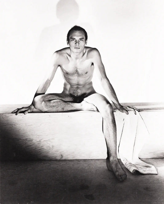 {{ product_title }} Fine Art Print | {{ product_vendor }} Jakero77 George Platt Lynes - Yul Brynner Nude (1942) Fine Art Print Art Print  Jakero77