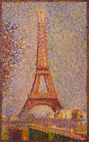 {{ product_title }} Fine Art Print | {{ product_vendor }} Jakero77 Georges Pierre Seurat - The Eiffel Tower (1889) France - 17"x22" Fine Art Print Art Print  Jakero77