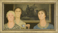 {{ product_title }} Fine Art Print | {{ product_vendor }} Jakero77 Grant Wood - Daughters of Revolution (1932) Fine Art Print Art Print  Jakero77