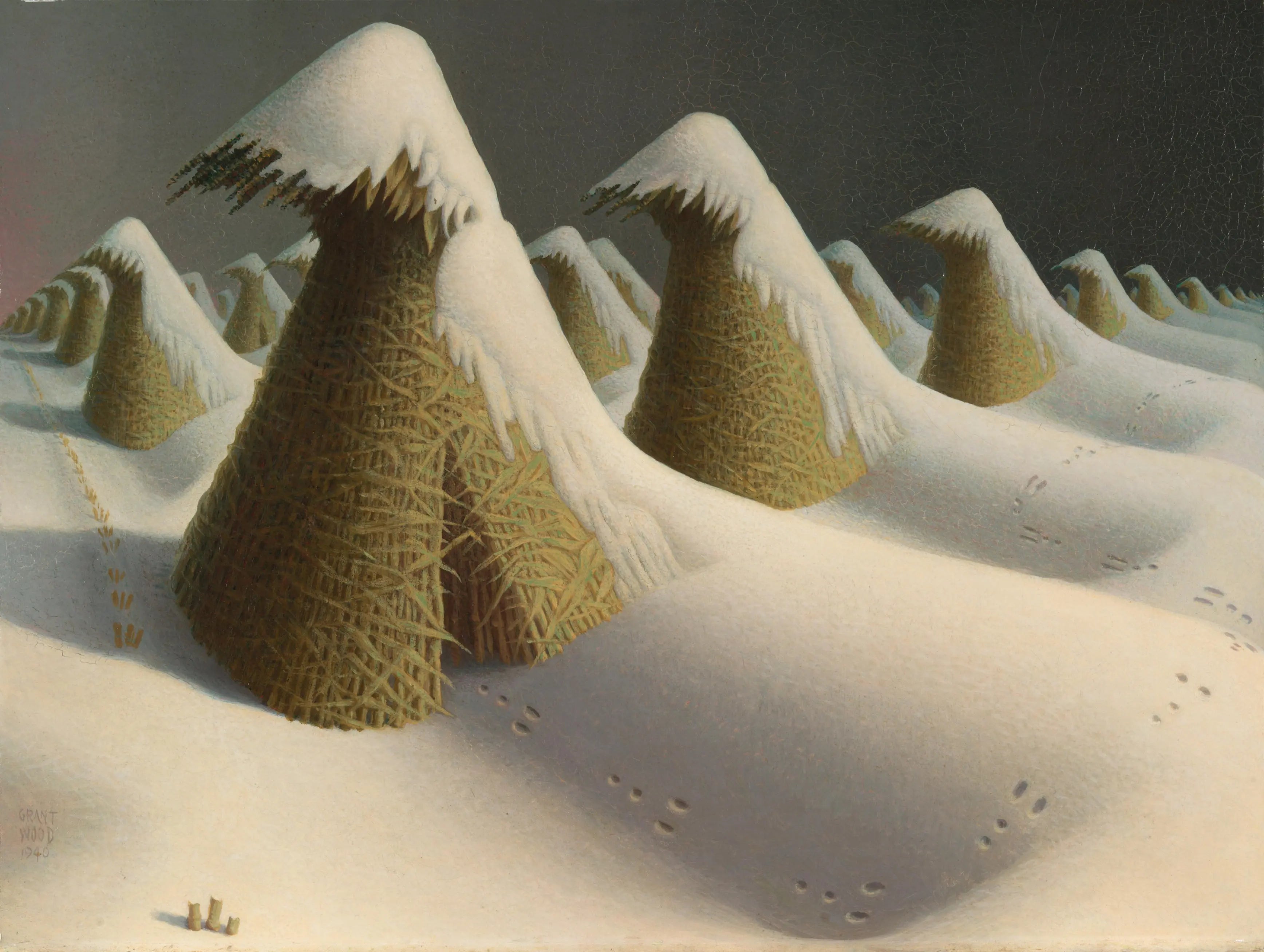 {{ product_title }} Fine Art Print | {{ product_vendor }} Jakero77 Grant Wood - January (1940) Fine Art Print Art Print  Jakero77