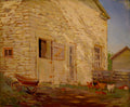 {{ product_title }} Fine Art Print | {{ product_vendor }} Jakero77 Grant Wood - Old Stone and Barn (1919) Fine Art Print Art Print  Jakero77