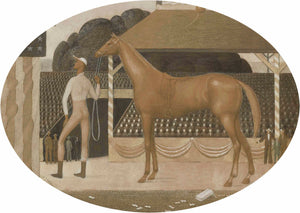 {{ product_title }} Fine Art Print | {{ product_vendor }} Jakero77 Grant Wood - Race Horse (1933) Fine Art Print Art Print  Jakero77