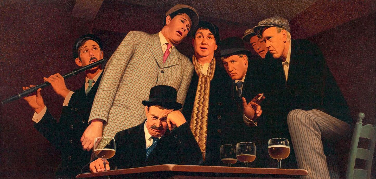 {{ product_title }} Fine Art Print | {{ product_vendor }} Jakero77 Grant Wood - Sentimental Ballad (1940) Fine Art Print Art Print  Jakero77