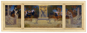 {{ product_title }} Fine Art Print | {{ product_vendor }} Jakero77 Grant Wood - The First Three Degrees of Free Masonry (1921) Fine Art Print Art Print  Jakero77