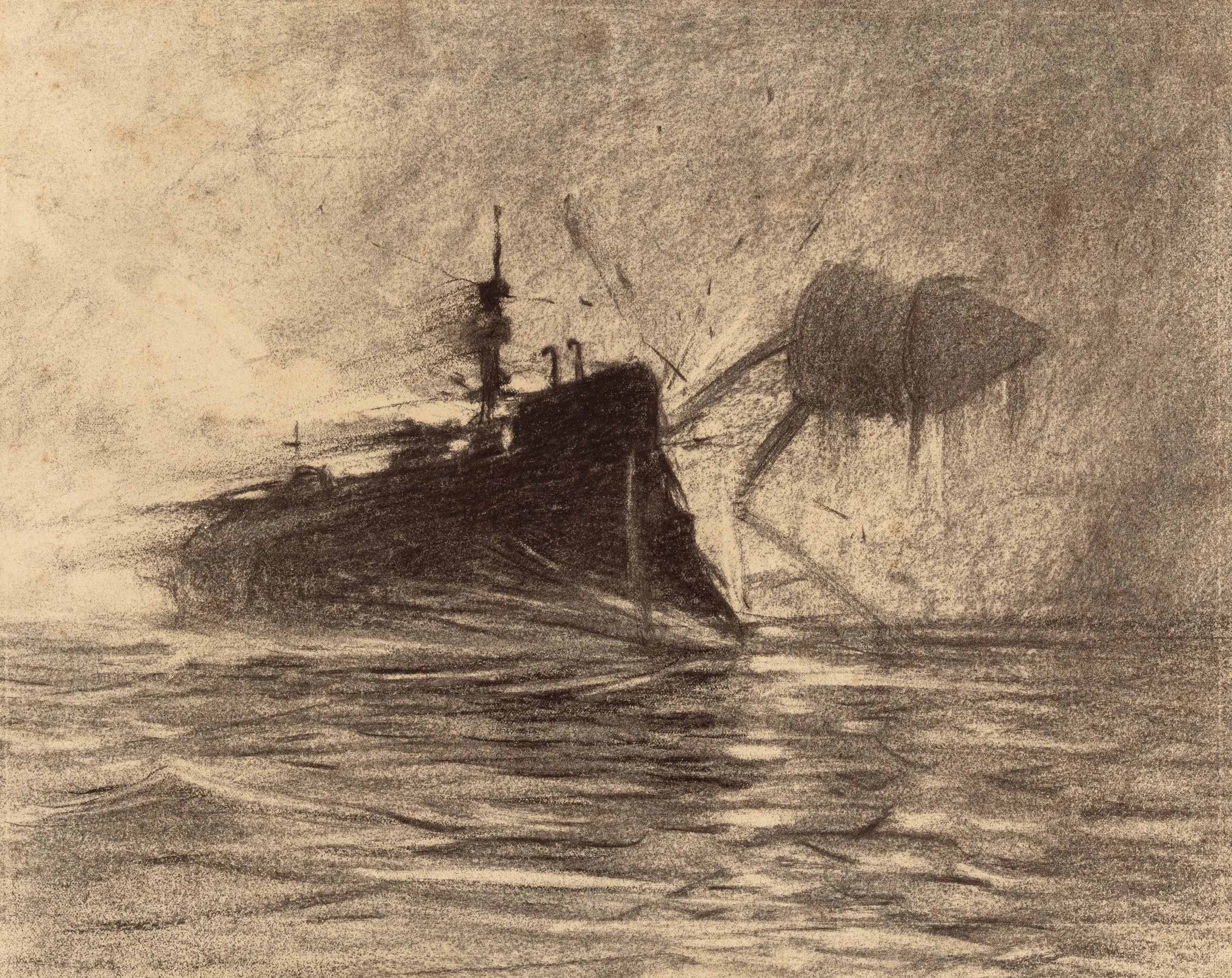 {{ product_title }} Fine Art Print | {{ product_vendor }} Jakero77 Henrique Alvim Correa - Thunderchild Versus Martian (1906) Fine Art Print Art Print  Jakero77