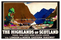 London Midland & Scottish Railway Scotland Travel Poster 1932 Fine Art Print