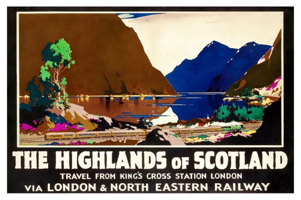 London Midland & Scottish Railway Scotland Travel Poster 1932 Fine Art Print