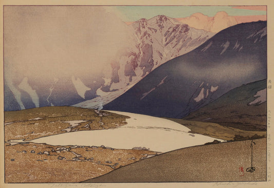{{ product_title }} Fine Art Print | {{ product_vendor }} Jakero77 Hiroshi Yoshida - Tateyama Betsuzan (1926) Japan Alps - 17" x 22" Fine Art Print Art Print  Jakero77