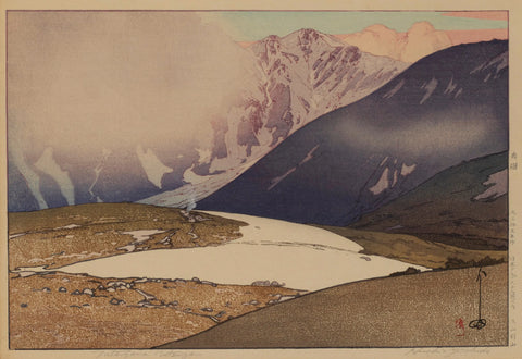 {{ product_title }} Fine Art Print | {{ product_vendor }} Jakero77 Hiroshi Yoshida - Tateyama Betsuzan (1926) Japan Alps - 17" x 22" Fine Art Print Art Print  Jakero77