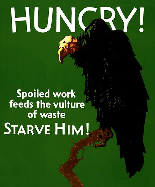 Hungry Vulture Starve Him Mather Business 1920 Fine Art Print