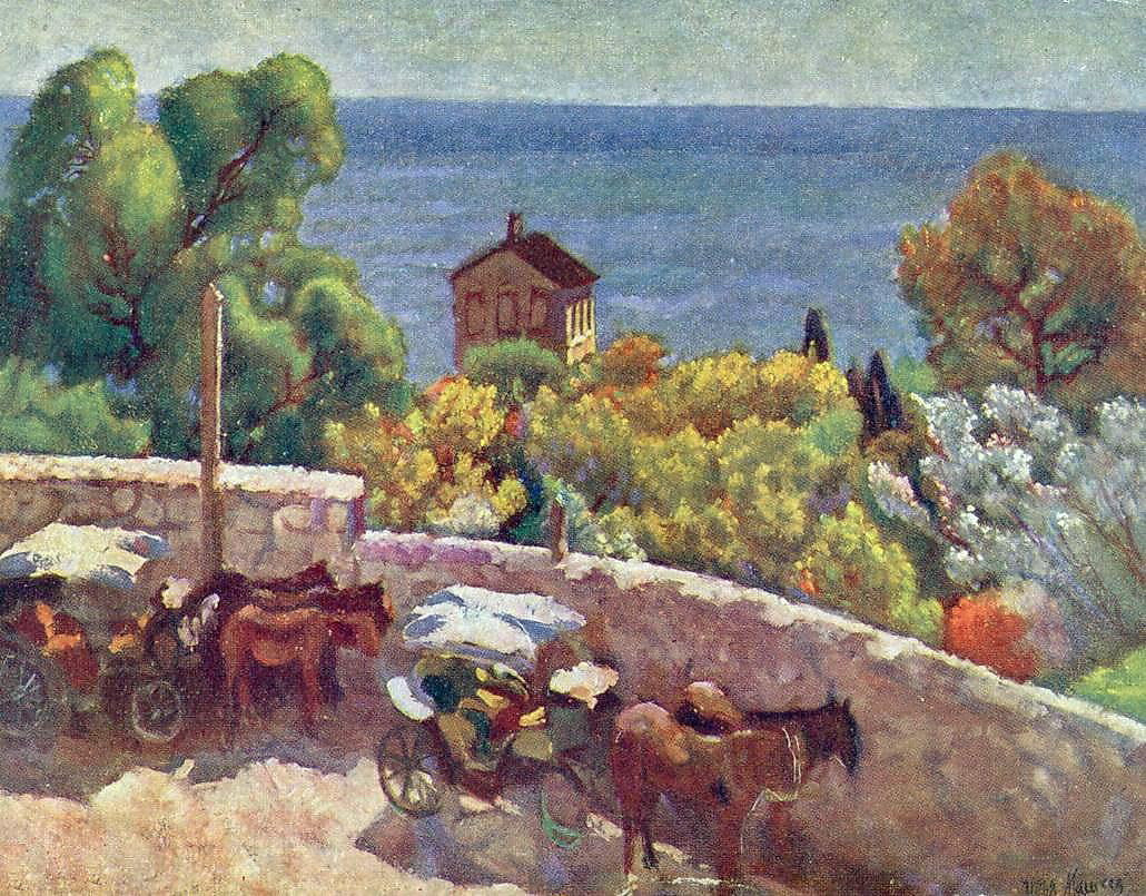 Ilya Mashkov Alupka. Park, Cabrank 1920 Fine Art Print