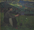 David Kakabadze Imereti-My Mother 1918 Fine Art Print
