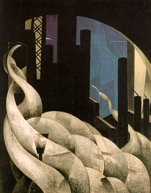 Charles Demuth Incense of a New Church 1921 Fine Art Print