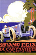 International Automobile du Cap d'Antibes Vintage 1920 Fine Art Print