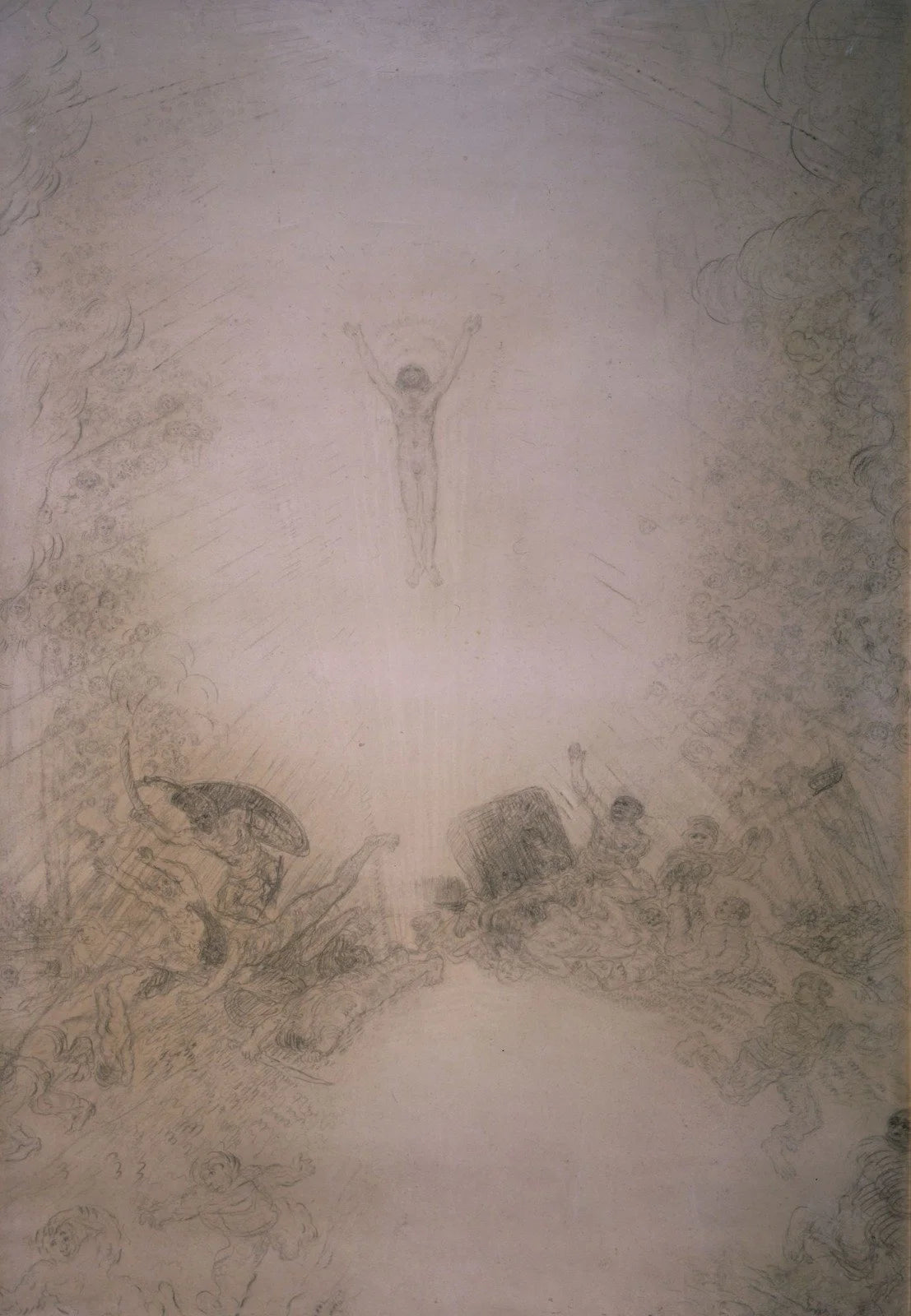 James Ensor Christ Rising Up to Heaven 1885 Fine Art Print