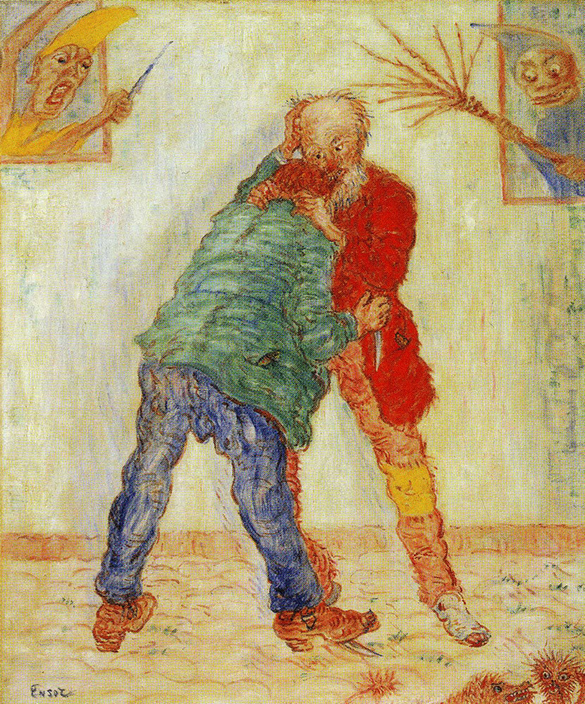 James Ensor The Fight 1925 Fine Art Print
