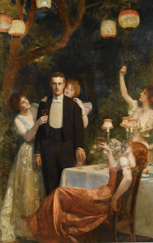 {{ product_title }} Fine Art Print | {{ product_vendor }} Jakero77 John Collier - The Garden of Armida (circa 1899) Fine Art Print Art Print  Jakero77