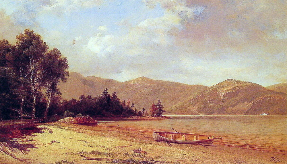 David Johnson View of Dresden, Lake George 1874 Fine Art Print