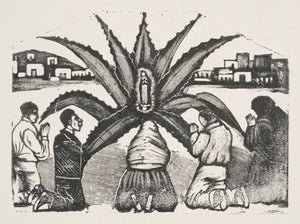 {{ product_title }} Fine Art Print | {{ product_vendor }} Jakero77 Jose Guadalupe Posada - Amazing Miracle Mary (1893) - 17" x 22" Fine Art Print Art Print  Jakero77