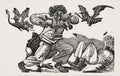 {{ product_title }} Fine Art Print | {{ product_vendor }} Jakero77 Jose Guadalupe Posada - Antonio Sanchez Murders Four (1890) - 17"x22" Art Print Art Print  Jakero77