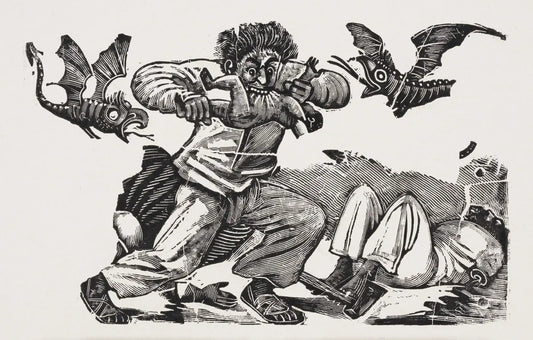 {{ product_title }} Fine Art Print | {{ product_vendor }} Jakero77 Jose Guadalupe Posada - Antonio Sanchez Murders Four (1890) - 17"x22" Art Print Art Print  Jakero77