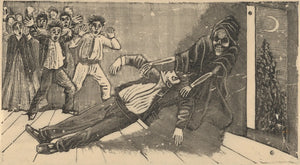 {{ product_title }} Fine Art Print | {{ product_vendor }} Jakero77 Jose Guadalupe Posada - Apparition Ghost of Don Juan (1893) - 17"x22" Art Print Art Print  Jakero77