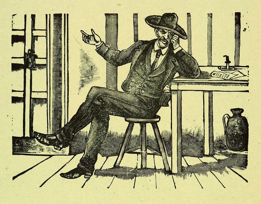 {{ product_title }} Fine Art Print | {{ product_vendor }} Jakero77 Jose Guadalupe Posada - Los Lamentos de Bruno Martinez (1900s) - 17" x 22" Print Art Print  Jakero77