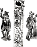 {{ product_title }} Fine Art Print | {{ product_vendor }} Jakero77 Jose Guadalupe Posada - Madman Skeleton & Musician (1890) - 17" x 22" Art Print Art Print  Jakero77
