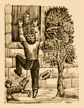 {{ product_title }} Fine Art Print | {{ product_vendor }} Jakero77 Jose Guadalupe Posada - Man Climbing to Window (1890) - 17" x 22" Fine Art Print Art Print  Jakero77